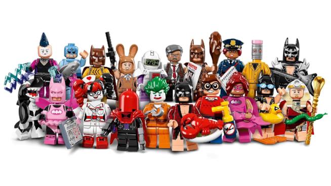Nuovi prodotti ispirati al film LEGO Batman La collezione Minifigure di LEGO Batman