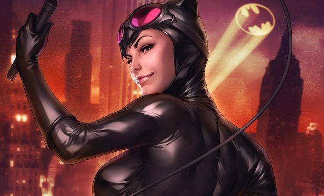 Catwoman protagonista del nuovo trailer di Injustice 2 La furia di Catwoman in un artwork ufficiale di DC Comics