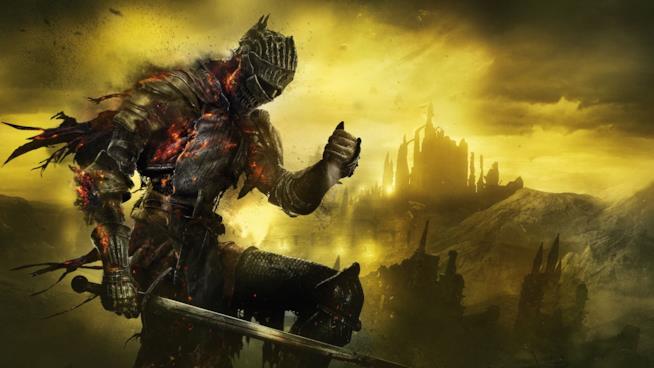Dark Souls III ha sfiorato una modalità battle royale Un concept art di Dark Souls III, di From Software e Bandai Namco
