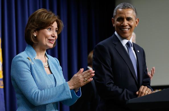 Maria Contreras-Sweet Maria Contreras-Sweet con Obama