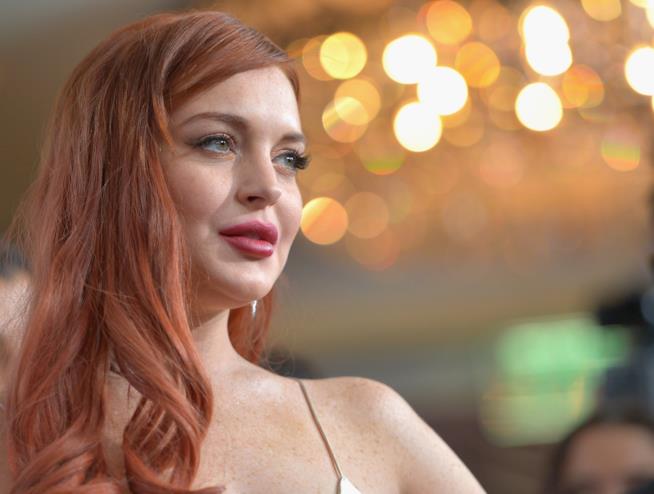 Lindsay Lohan pubblica un nuovo selfie bollente su Instagram Primo piano di Lindsay Lohan