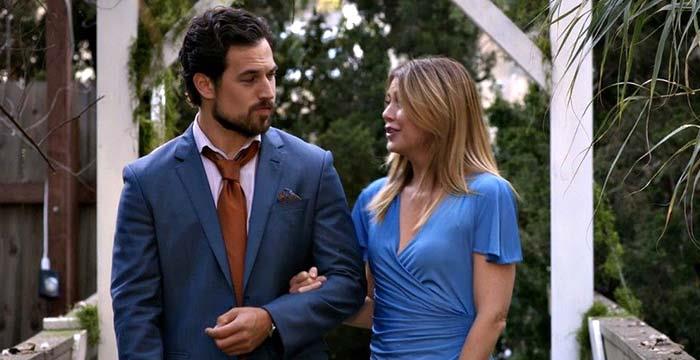 Andrew e Meredith nel finale di Grey's Anatomy 14 Andrew e Meredith insieme in una scena dal finale di Grey's Anatomy 14