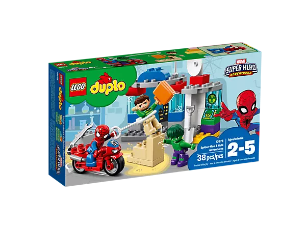 Box del set LEGO Le avventure di Spider-Man e Hulk Dettagli del box del set Le avventure di Spider-Man e Hulk di LEGO