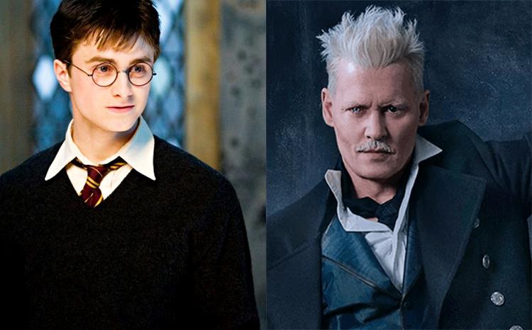 Daniel Radcliffe parla di Johnny Depp Animali Fantastici 2 Daniel Radcliffe in Harry Potter e Johnny Depp in Animali Fantastici 2