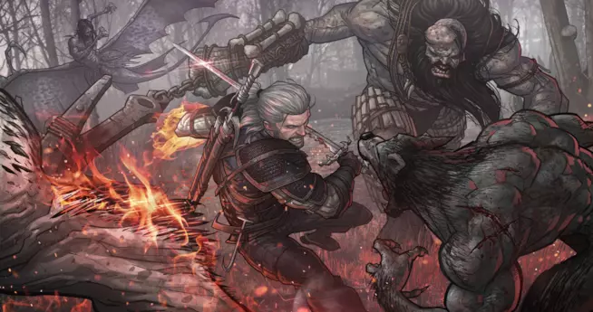 Andrzej Sapkowski si pente di aver ceduto i diritti di The Witcher Uno splendido artwork di Geralt di Rivia in The Witcher 3