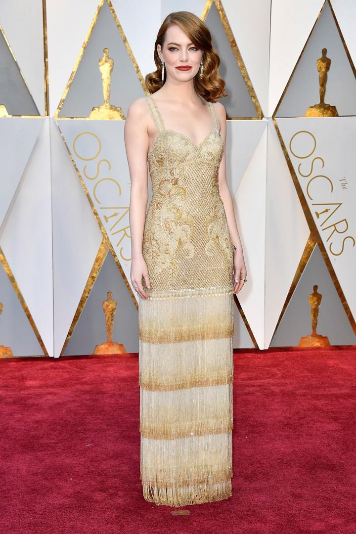Emma Stone Il look Givenchy di Emma Stone agli Oscar 2017