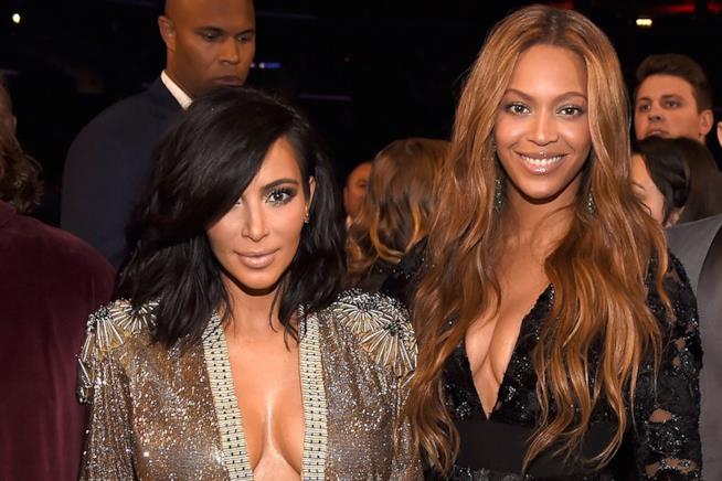 Kim Kardashian rivela la sua più grande paura Primo piano di Kim Kardashian e Beyoncé