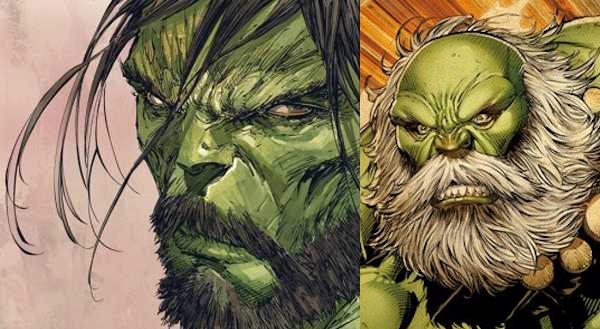 Hulk con la barba Hulk con la barba nei comics