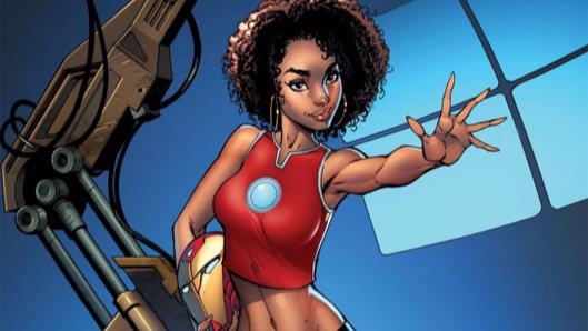 La copertina ritirata del nuovo Iron Man Riri Williams, la nuova Iron Man