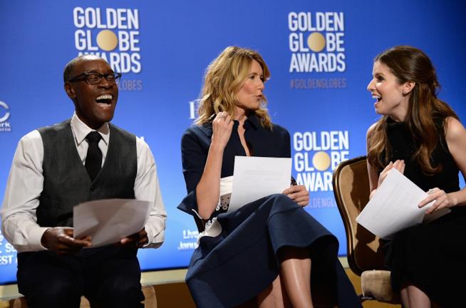 Golden Globes 2017: lista completa delle nomination Anna Kendrick, Laura Dern e Don Cheadle pronti ad annunciare le nomination ai Golden Globes 2017