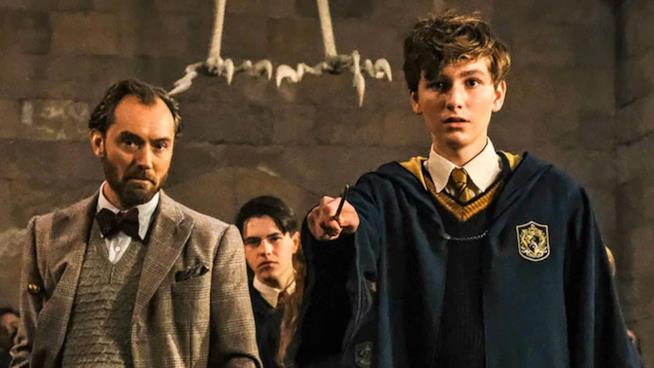 Nuova immagine di Animali Fantastici 2: Silente e Newt a lezione Silente e Newt in Animali Fantastici 2