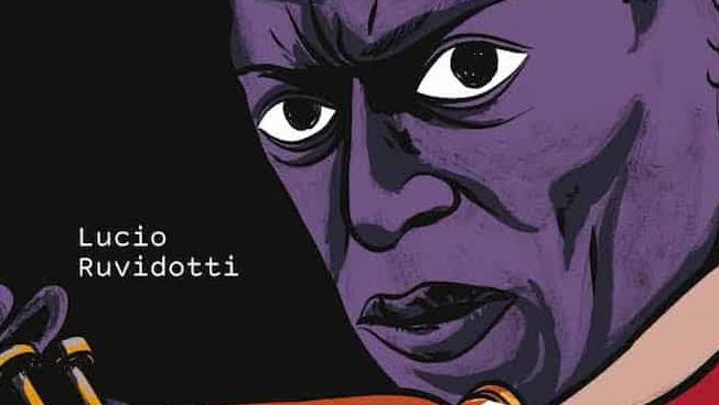 La cover di Miles. Assolo a fumetti La copertina della biografia a fumetti su Miles Davis