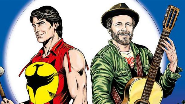 Quando il fumetto si tinge di musica: annunciato l'incontro tra Jovanotti e Zagor Zagor e Jovanotti ritratti da Alessandro Piccinelli
