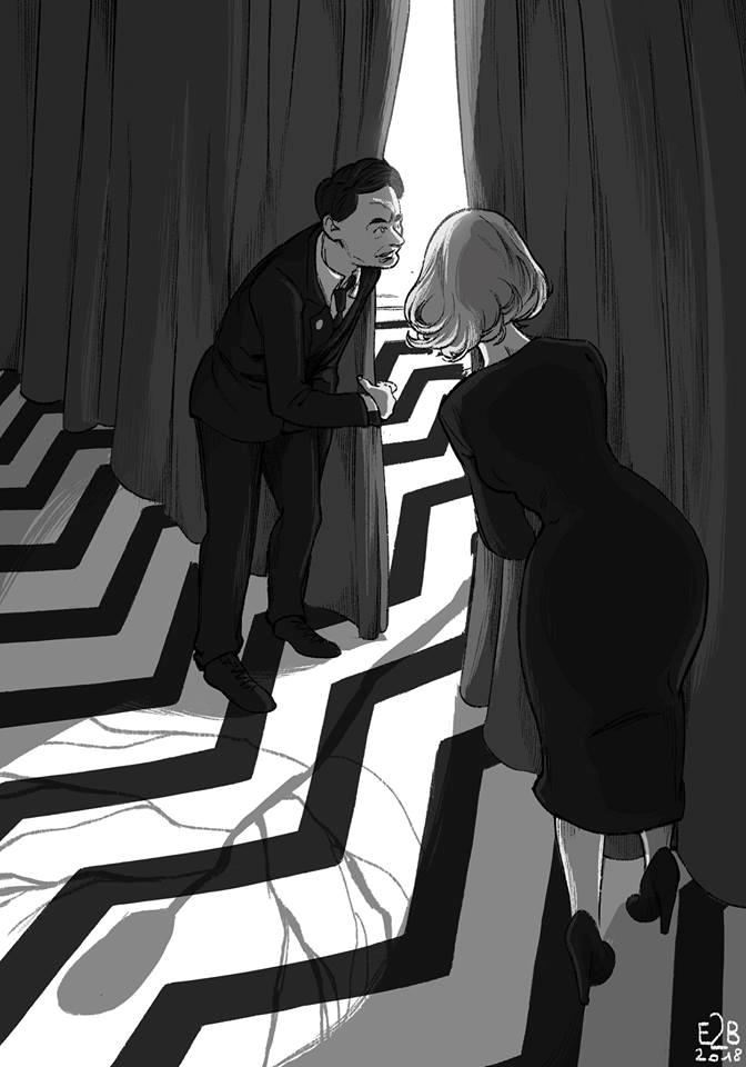 Un'illustrazione di Elisa2B dedicata a Twin Peaks Un'illustrazione dedicata a Twin Peaks