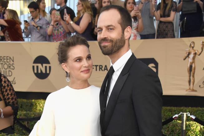 Natalie Portman ha avuto una bambina Primo piano di Natalie Portman con Benjamin Millepied