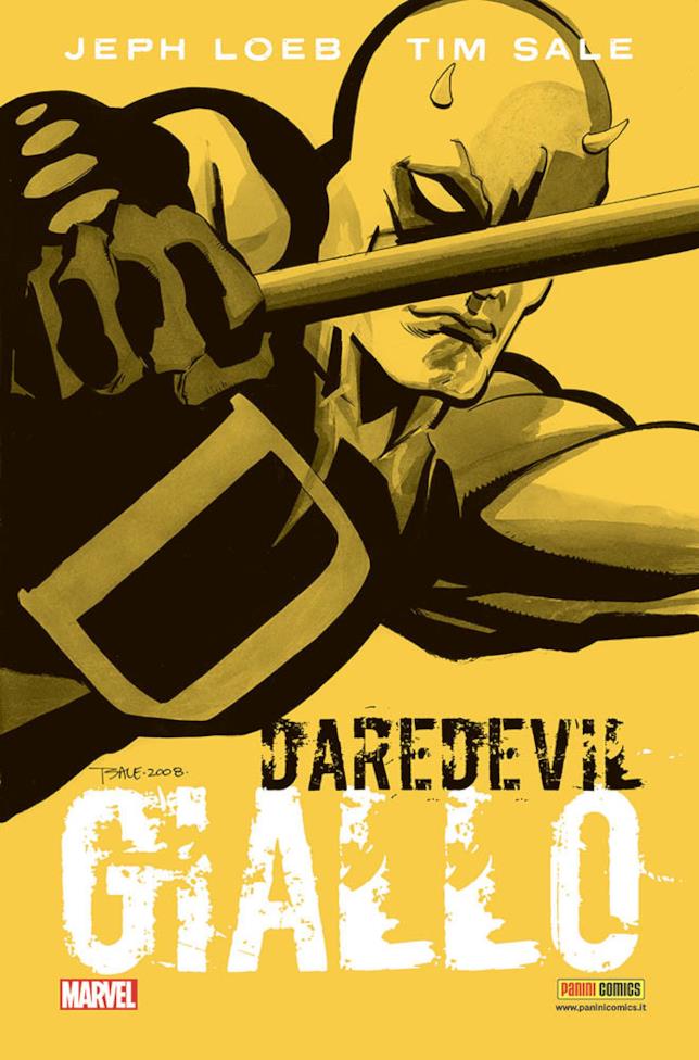 La cover di Daredevil: Giallo La cover dell'edizione definitiva di Daredevil: Giallo