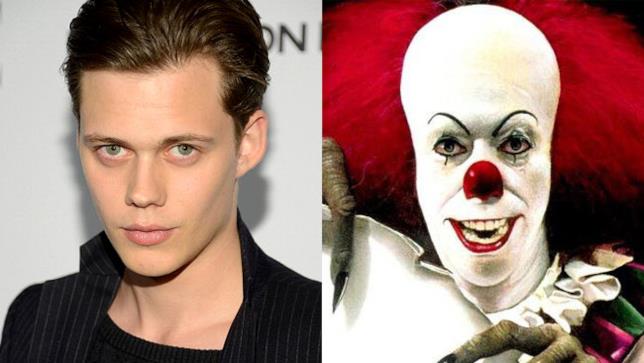 Bill Skarsgard nei panni di IT il pagliaccio L'attore Bill Skarsgard
