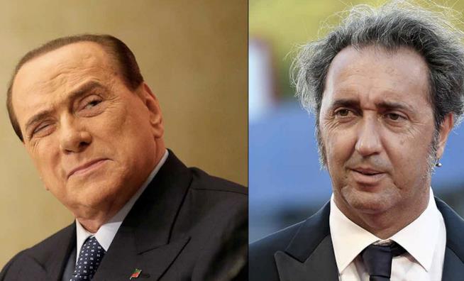 Paolo Sorrentino per ora non farà un film su Silvio Berlusconi Un collage tra Silvio Berlusconi e Paolo Sorrentino