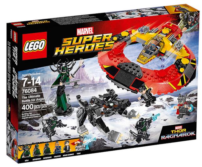 Box del set La battaglia finale per Asgard di LEGO Dettagli del box del set di LEGO La battaglia finale per Asgard