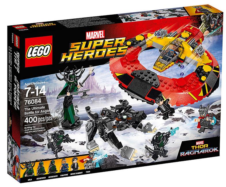 Box del set La battaglia finale per Asgard di LEGO Dettagli del box del set di LEGO La battaglia finale per Asgard