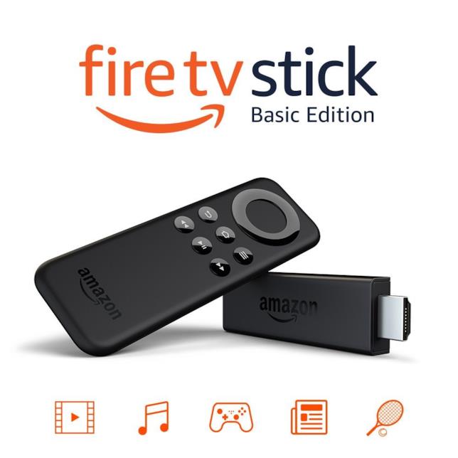 Fire TV Stick | Basic Edition Un primo piano della chiavetta Fire TV Stick