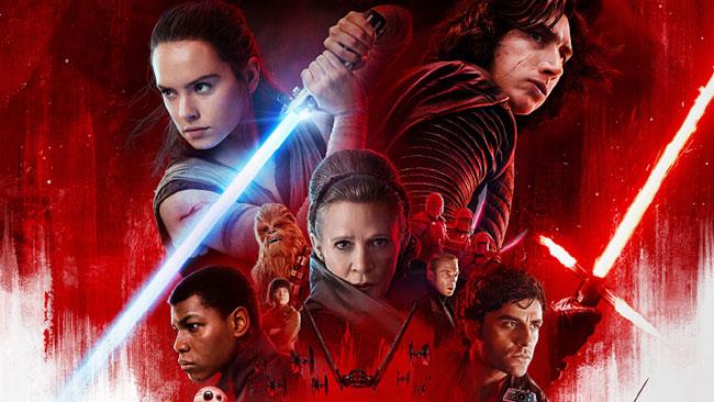 Star Wars 8 debutta con incassi di oltre 1,2 milioni di euro in Italia Star Wars: Gli Ultimi Jedi, particolare del poster ufficiale italiano