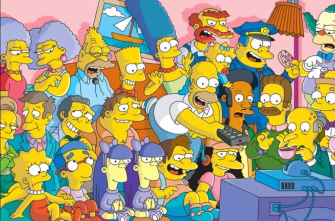 I Simpson hanno compiuto 30 anni dalla loro messa in onda: festeggiamoli insieme! Nella foto Homer, Marge e gli altri cittadini di Springfield