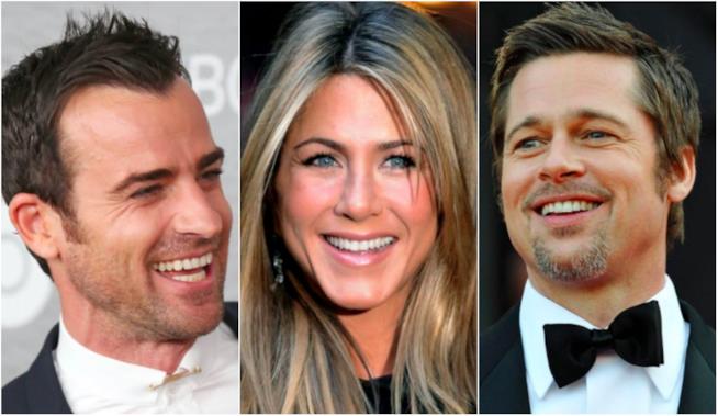 Separazione Justin Theroux e Jennifer Aniston Justin Theroux, Jennifer Aniston, Brad Pitt