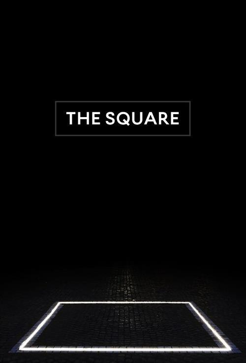 Nel poster ufficiale di The Square l'installazione omonima ideata da Christian The Square, il poster ufficiale del film