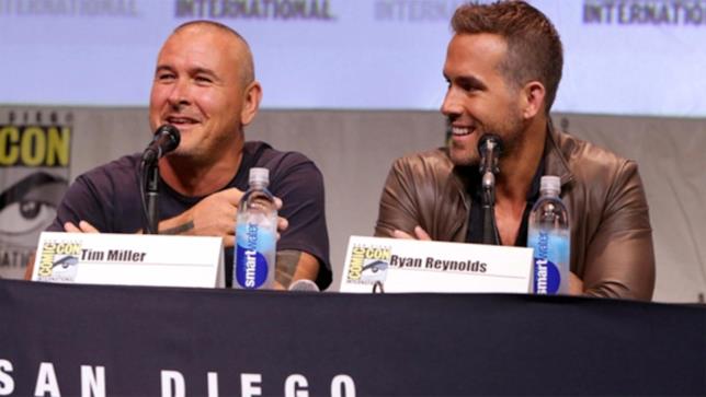 Tim Miller e Ryan Reynolds Tim Miller e Ryan Reynolds al Comic Con di San Diego