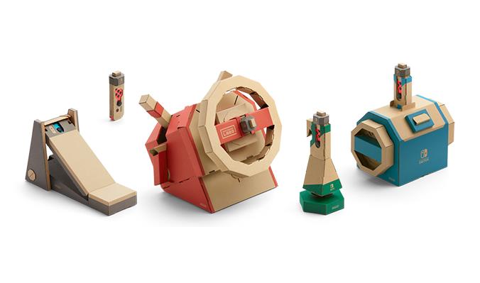 I vari sistemi di controllo del Toy-Con 3 I controlli di cartone di Nintendo Labo