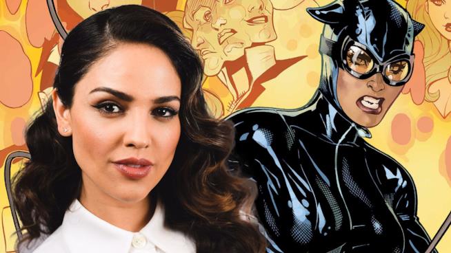 Eiza Gonzalez sarà la nuova Catwoman di Gotham City Sirens? Eiza Gonzalez in primo piano su sfondo bianco