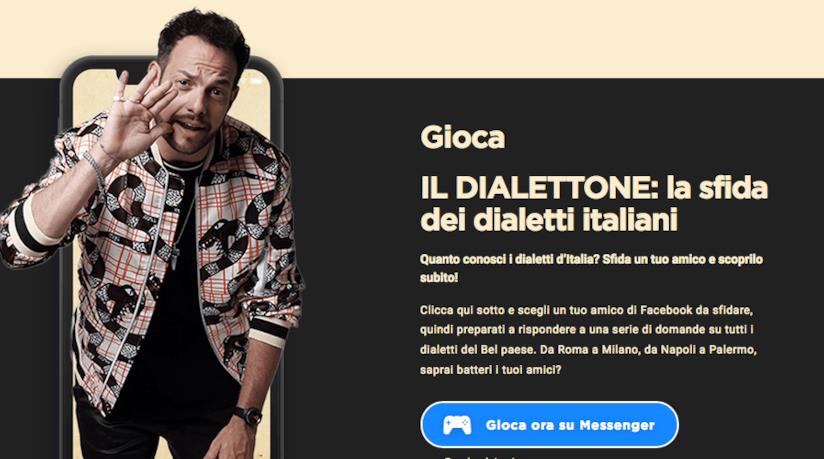 L'instant game facebook di Romolo + Giuly Il gioco facebook dei dialetti italiani di Romolo + Giuly