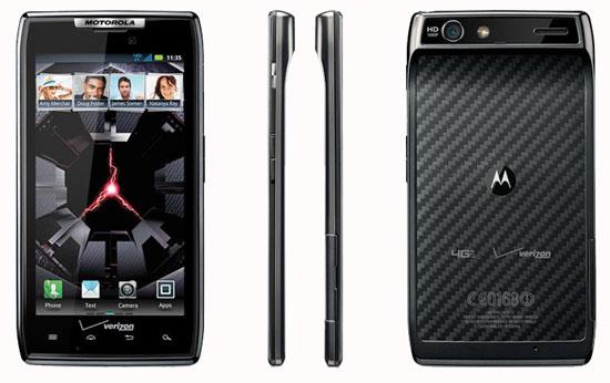 Il Droid RAZR, un primo tentativo di riportare in vita il brand Immagine stampa del Droid RAZR