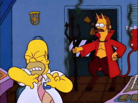 Ned Flanders è il Diavolo Ned Flanders appare a Homer e si rivela come il Diavolo
