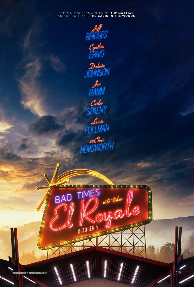 Il poster ufficiale di 7 Sconosciuti al El Royale 7 Sconosciuti al El Royale