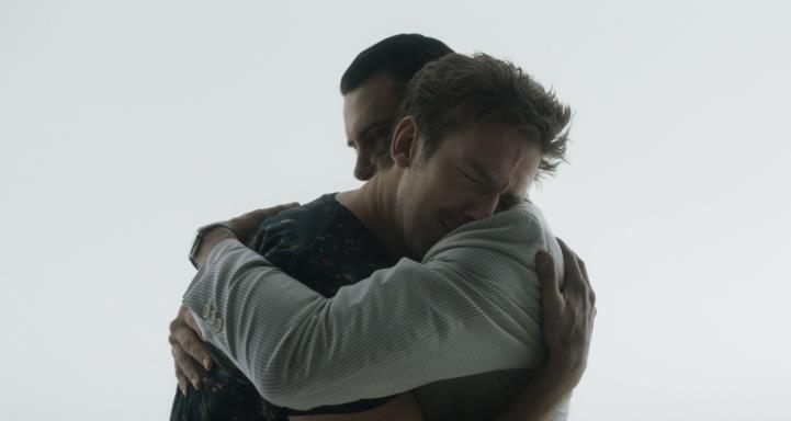 L'abbraccio tra David e Charles L'abbraccio tra David e Charles in Legion