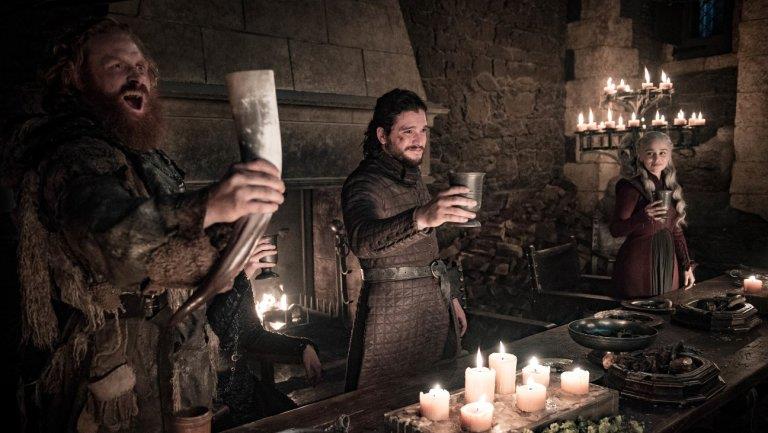 Game of Thrones 8: Tormund e l'amore per Brienne sono una cosa serie, parola dell'attore Kristofer Hivju Una scena da Game of Thrones 8x04