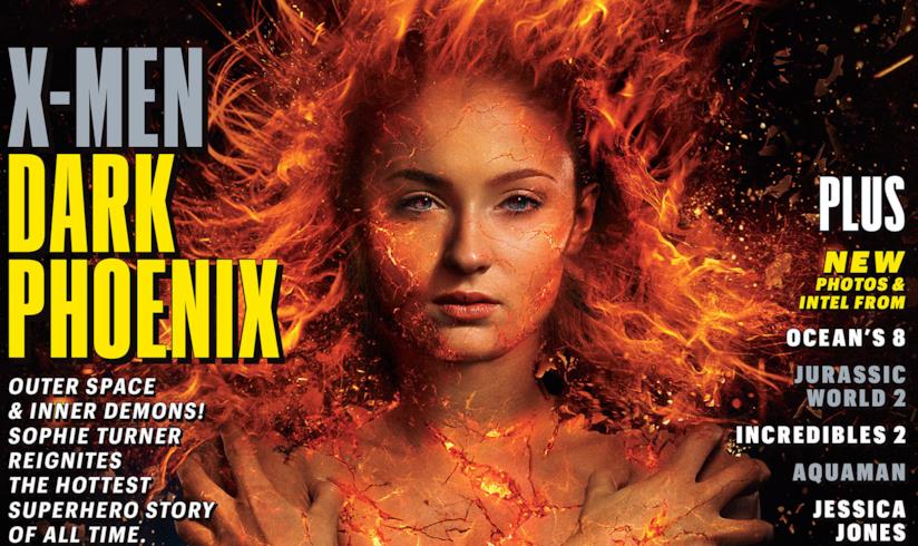 Sophie Turner sulla copertina di Entertainment Weekly Sophie Turner sulla copertina di Entertainment Weekly nei panni di Jean Grey