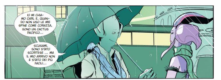 Vivi e Vegeta: Io mi chiamo Carl Carl il Cactus si presenta a una viola del pensiero