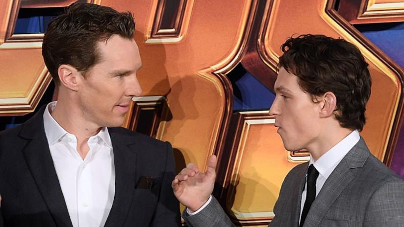 Avengers: Infinity War, Benedict Cumberbatch tenta di fermare gli spoiler di Tom Holland Tom Holland e Benedict Cumberbatch alla première di Avengers: Infinity War
