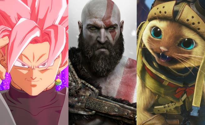 I 15 videogiochi più belli della prima metà del 2018 Primi piani per Goku Black, Kratos e Palico