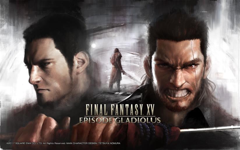 Final Fantasy XV: Episode Gladio, data di uscita e trailer ufficiale del DLC Gladio sulla cover ufficiale del DLC di Final Fantasy XV