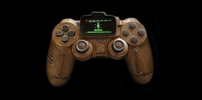 Un nuovo controller per PlayStation ispirato a Fallout 4 Un'immagine in primo piano del controller