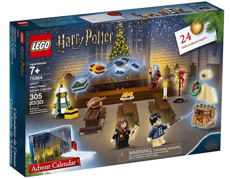 Box del set LEGO Harry Potter Advent Calendar La scatola del set LEGO dedicato al calendario dell'Avvento