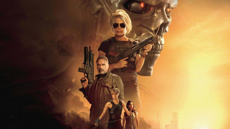 I primi commenti della stampa per Terminator: Destino Oscuro sono ottimi I protagonisti di Terminator: Destino Oscuro nel poster del film