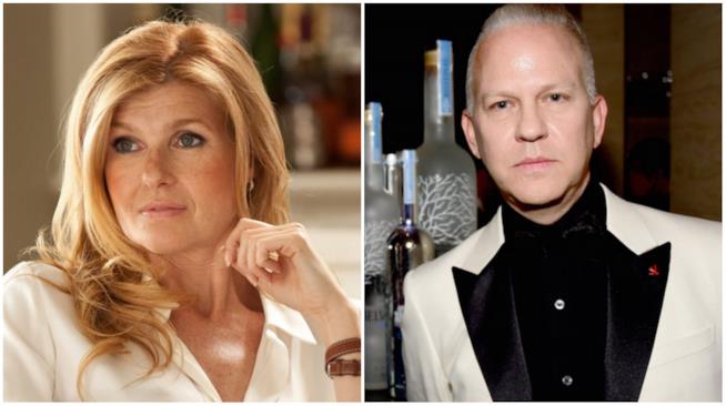 Connie Britton torna a lavorare con Ryan Murphy Un collage tra Connie Britton e Ryan Murphy