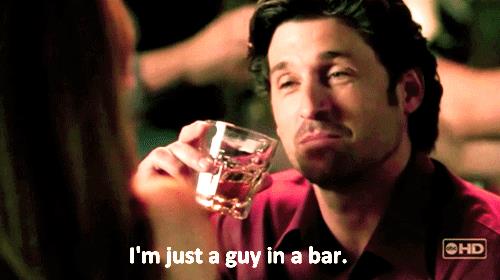 Derek Shepherd al bar Una gif di Derek Shepherd
