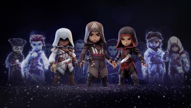 Ubisoft annuncia un nuovo videogioco mobile di Assassin's Creed Alcuni dei protagonisti di Assassin's Creed Rebellion