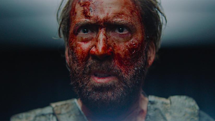 Nicolas Cage vs i mostri animatronic in Wally's Wonderland, il suo prossimo horror Nicolas Cage in una scena del film Mandy